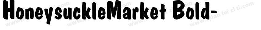 HoneysuckleMarket Bold字体转换